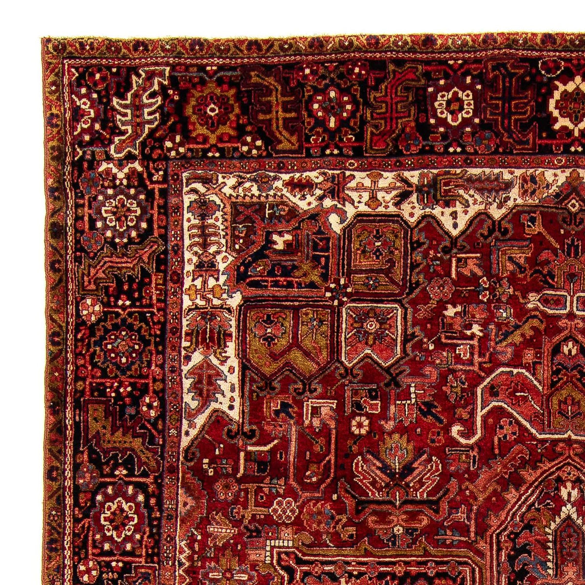 Tapis persan - Nomadic - 368 x 272 cm - rouge foncé