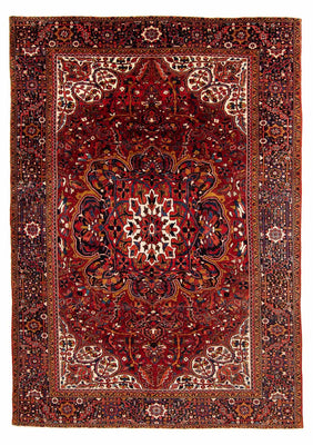 Tapis persan - Nomadic - 405 x 296 cm - rouge foncé