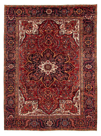 Tapis persan - Nomadic - 373 x 268 cm - rouge foncé