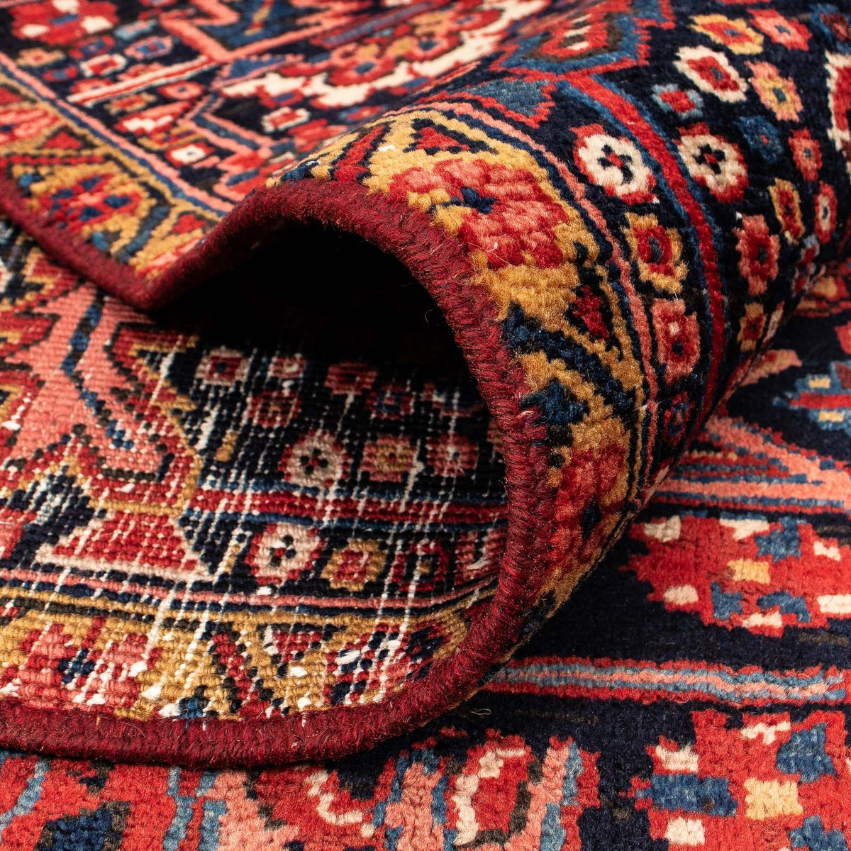 Tapis persan - Nomadic - 373 x 268 cm - rouge foncé