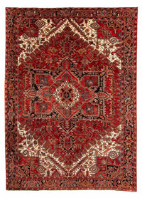 Tapis persan - Nomadic - 377 x 306 cm - rouge foncé