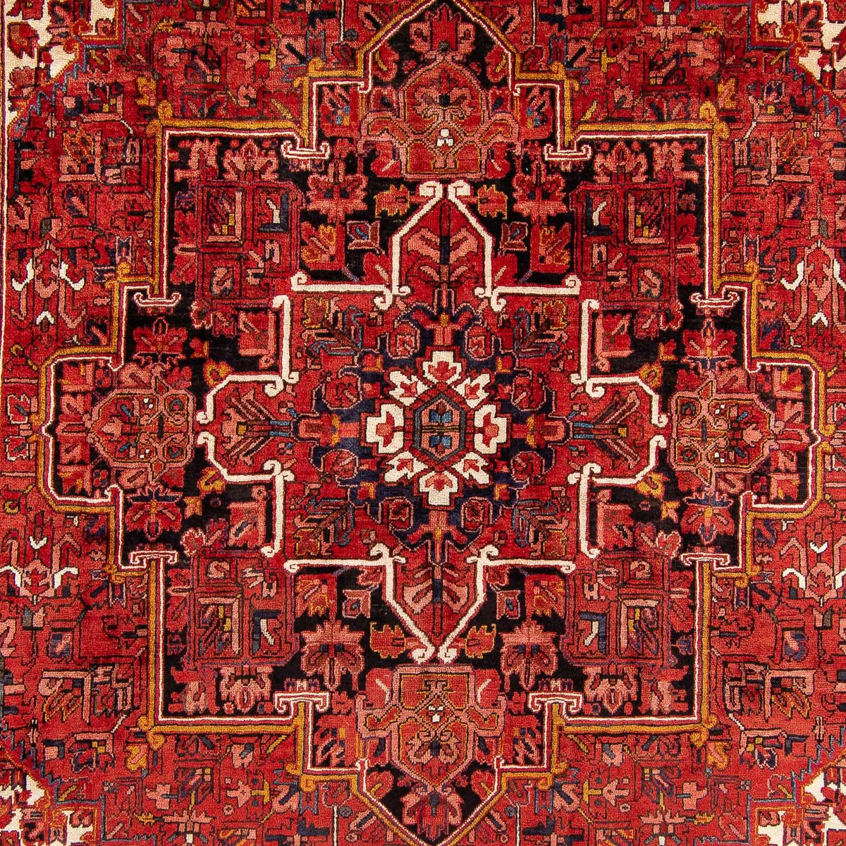 Tapis persan - Nomadic - 391 x 286 cm - rouge foncé