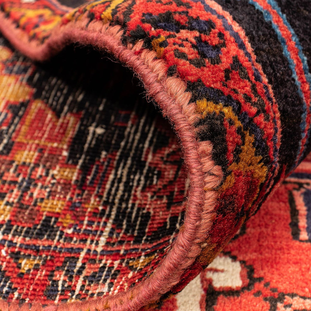 Tapis persan - Nomadic - 391 x 286 cm - rouge foncé