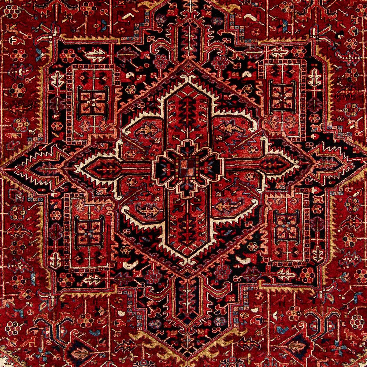 Tapis persan - Nomadic - 393 x 304 cm - rouge foncé