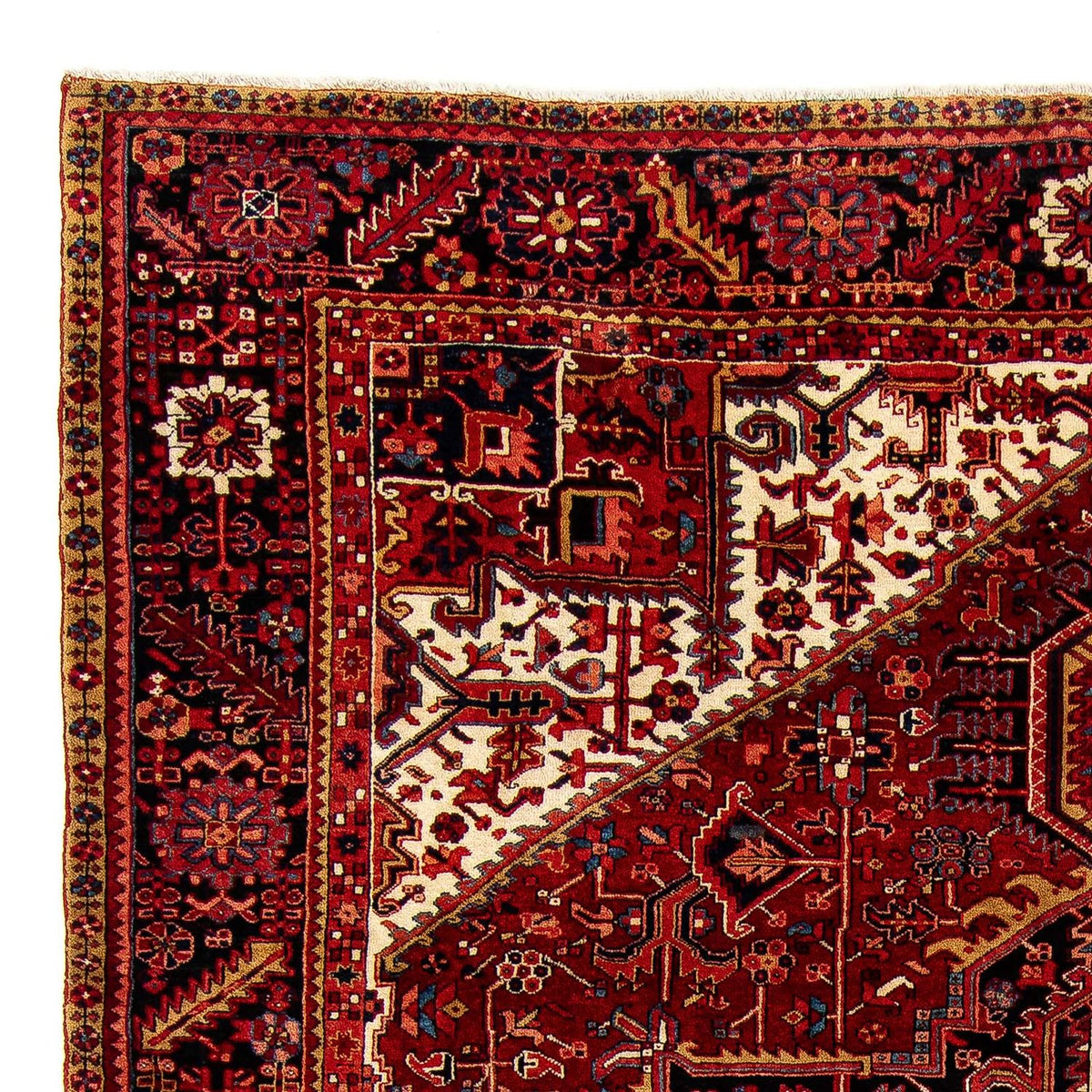 Tapis persan - Nomadic - 393 x 304 cm - rouge foncé