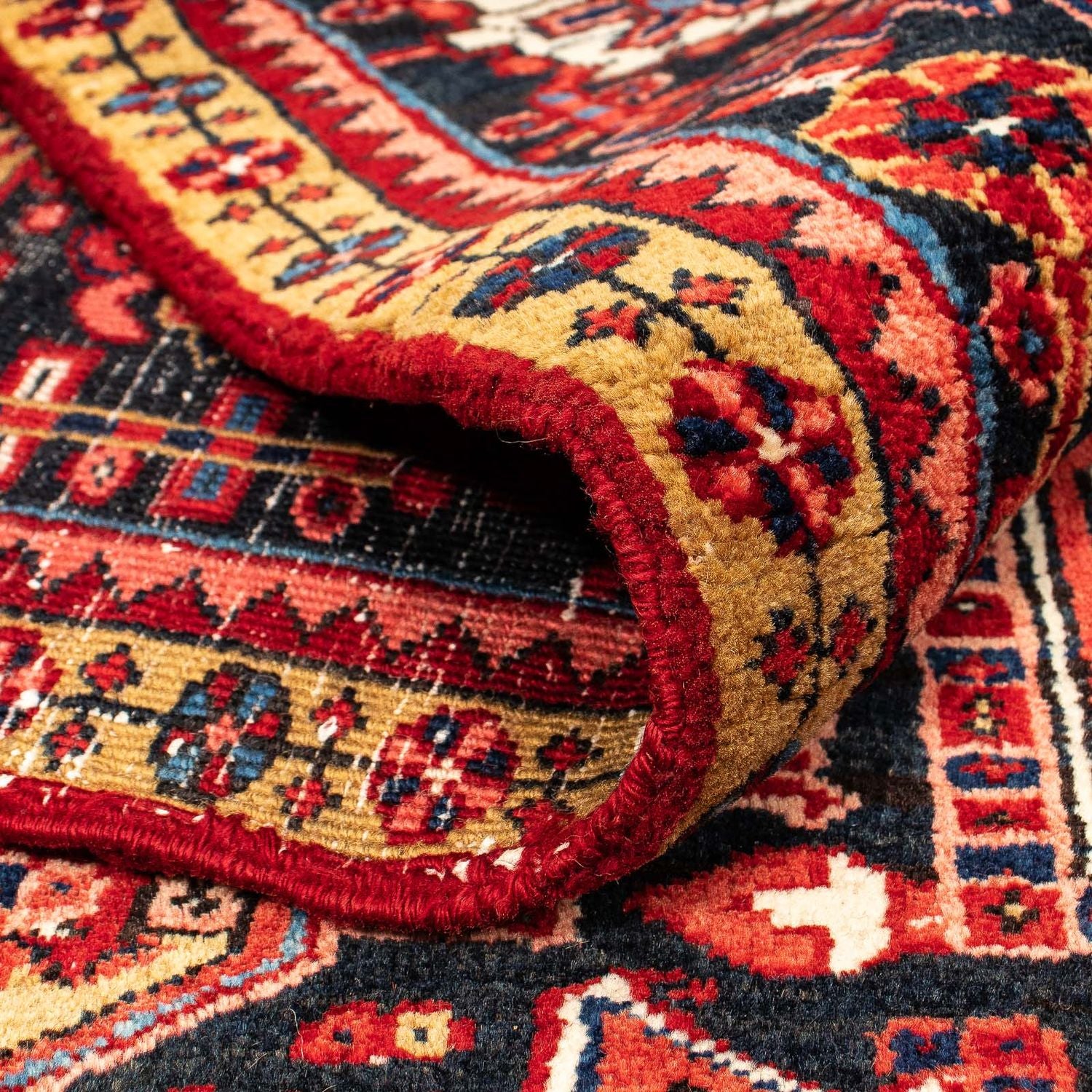Tapis persan - Nomadic - 393 x 304 cm - rouge foncé