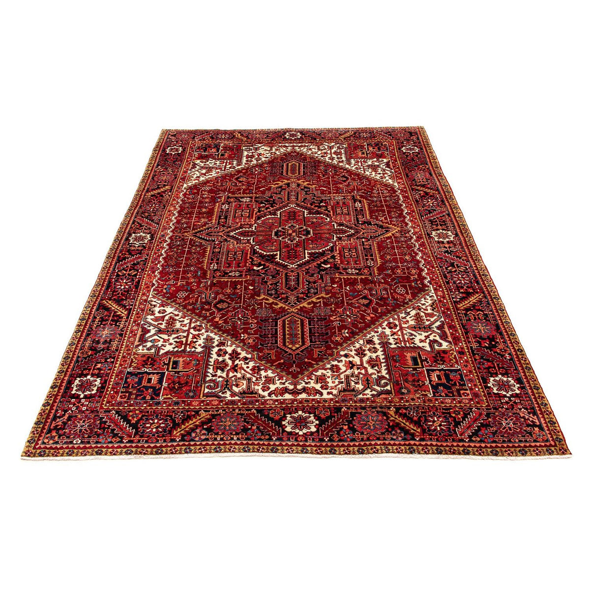 Tapis persan - Nomadic - 393 x 304 cm - rouge foncé