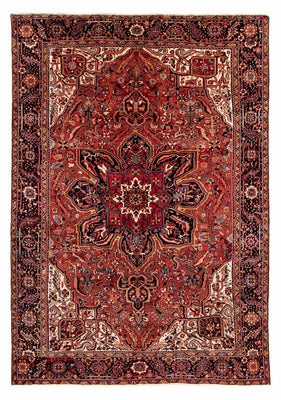 Tapis persan - Nomadic - 402 x 300 cm - rouge foncé