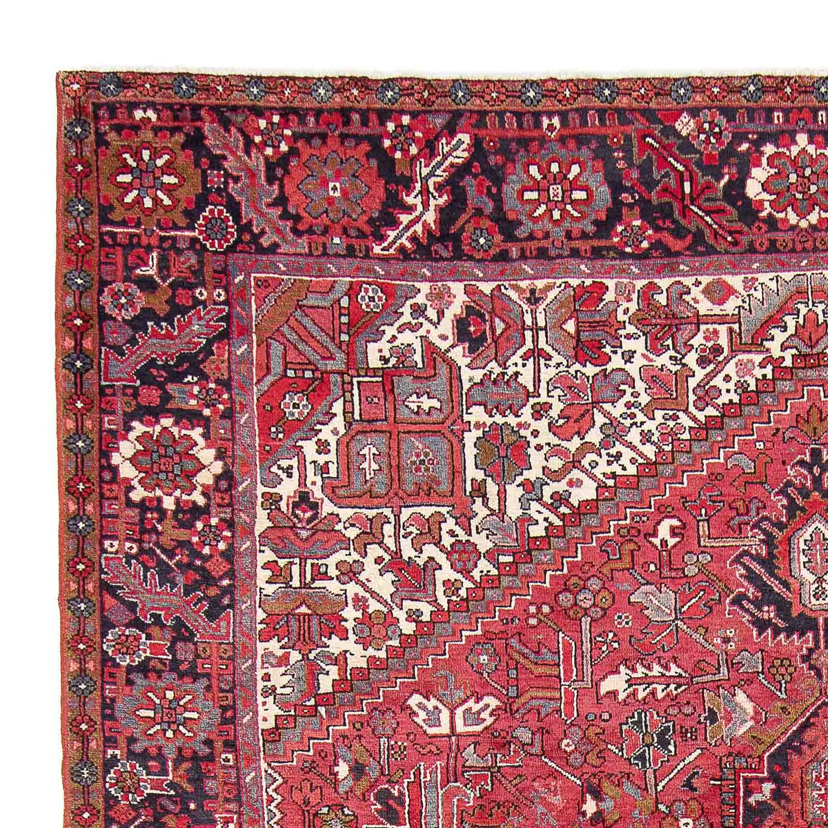 Tapis persan - Nomadic - 363 x 274 cm - rouge clair