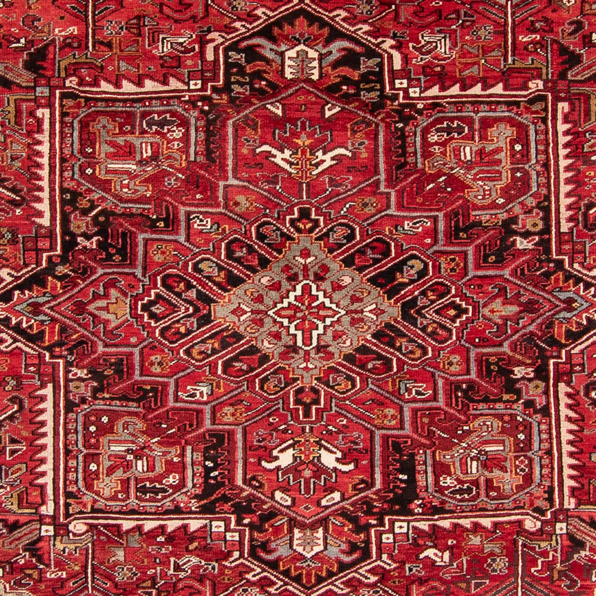 Tapis persan - Nomadic - 361 x 267 cm - rouge foncé