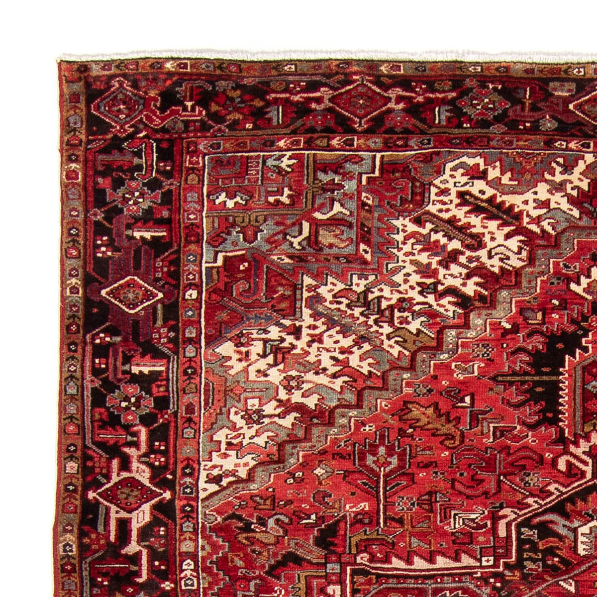 Tapis persan - Nomadic - 361 x 267 cm - rouge foncé