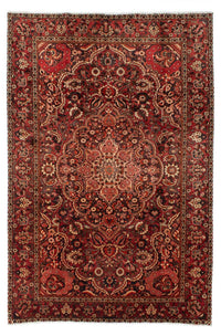 Tapis persan - Nomadic - 353 x 259 cm - rouge