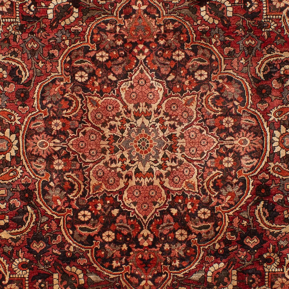 Tapis persan - Nomadic - 353 x 259 cm - rouge