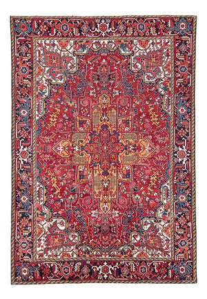 Tapis persan - Nomadic - 335 x 240 cm - rouge