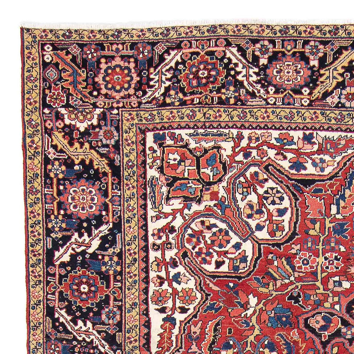 Tapis persan - Nomadic - 376 x 270 cm - rouge