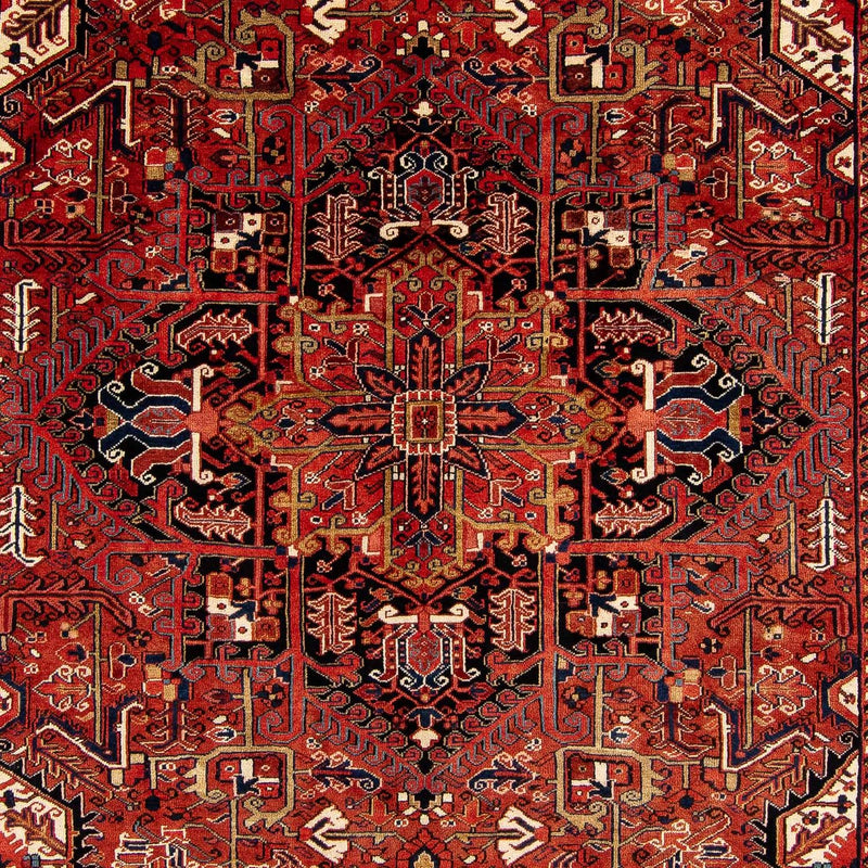 Tapis persan - Nomadic - 380 x 260 cm - rouge foncé