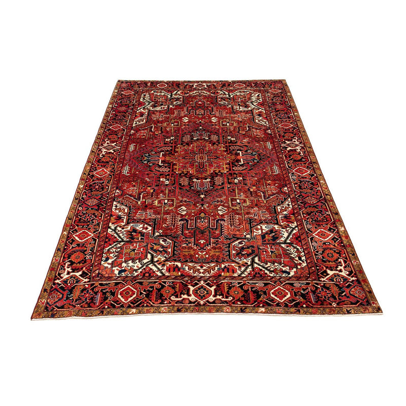 Tapis persan - Nomadic - 380 x 260 cm - rouge foncé