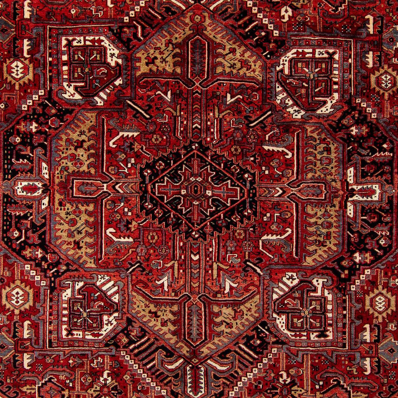 Tapis persan - Nomadic - 410 x 306 cm - rouge foncé