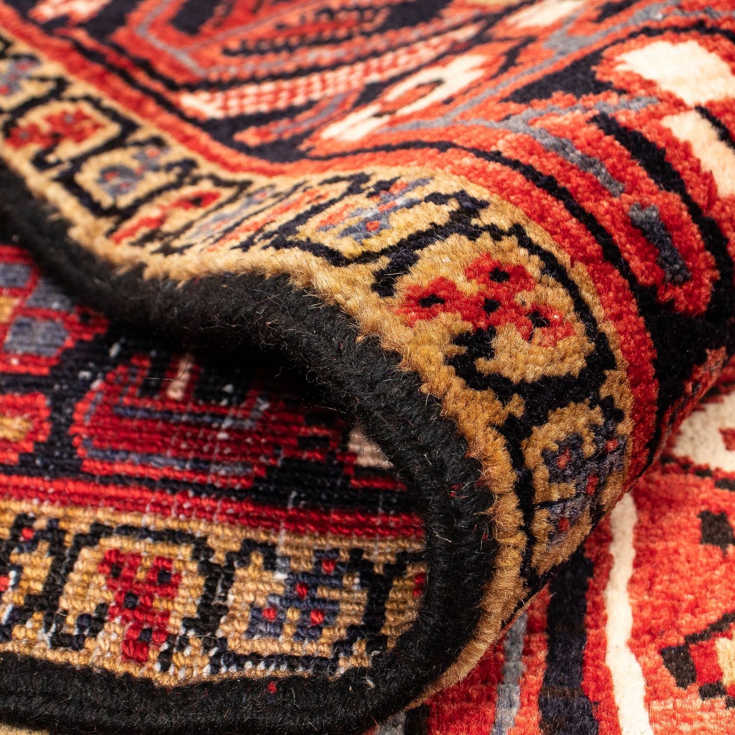 Tapis persan - Nomadic - 410 x 306 cm - rouge foncé