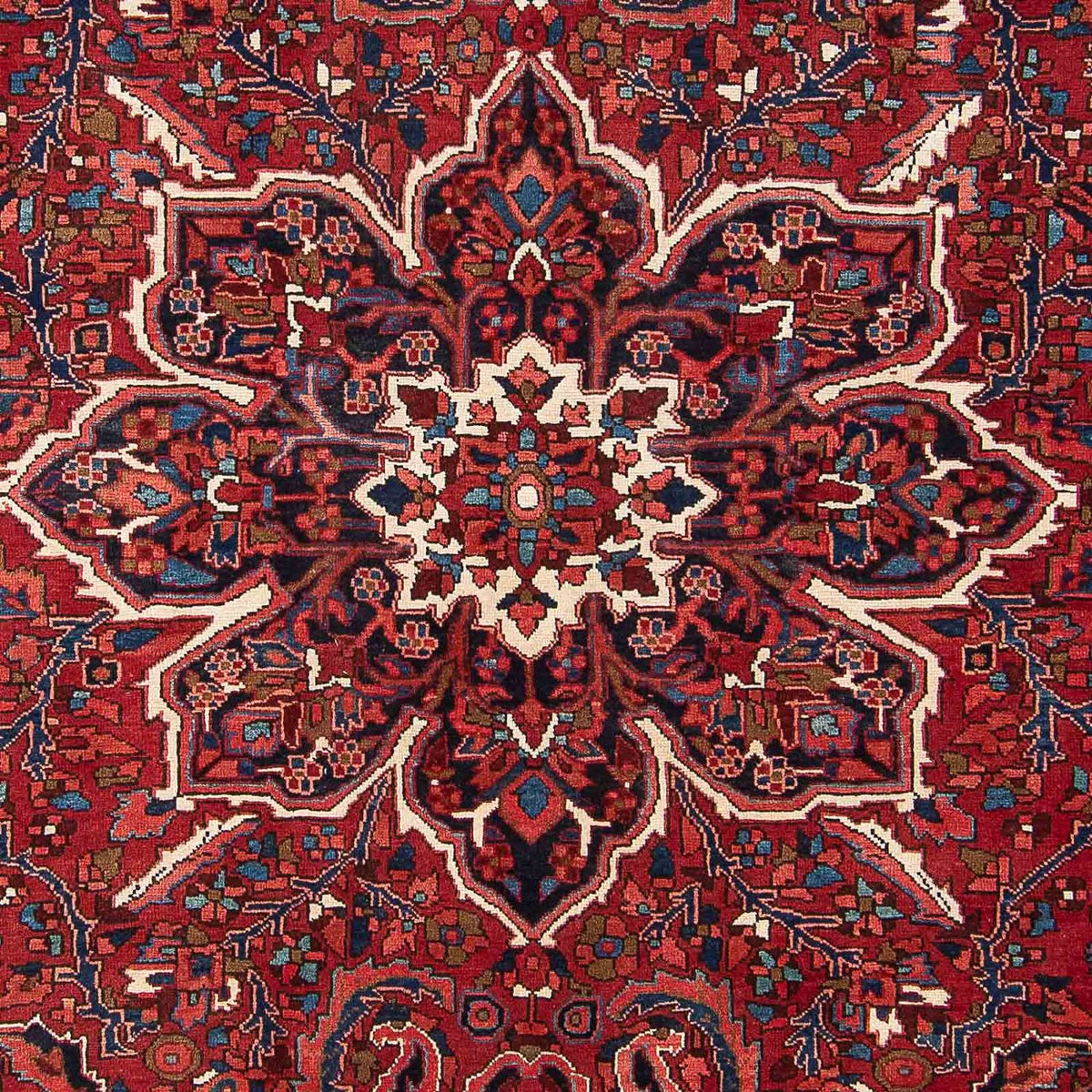 Tapis persan - Nomadic - 349 x 244 cm - rouge foncé