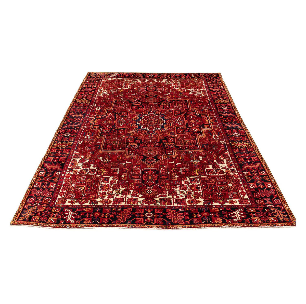 Tapis persan - Nomadic - 391 x 304 cm - rouge foncé