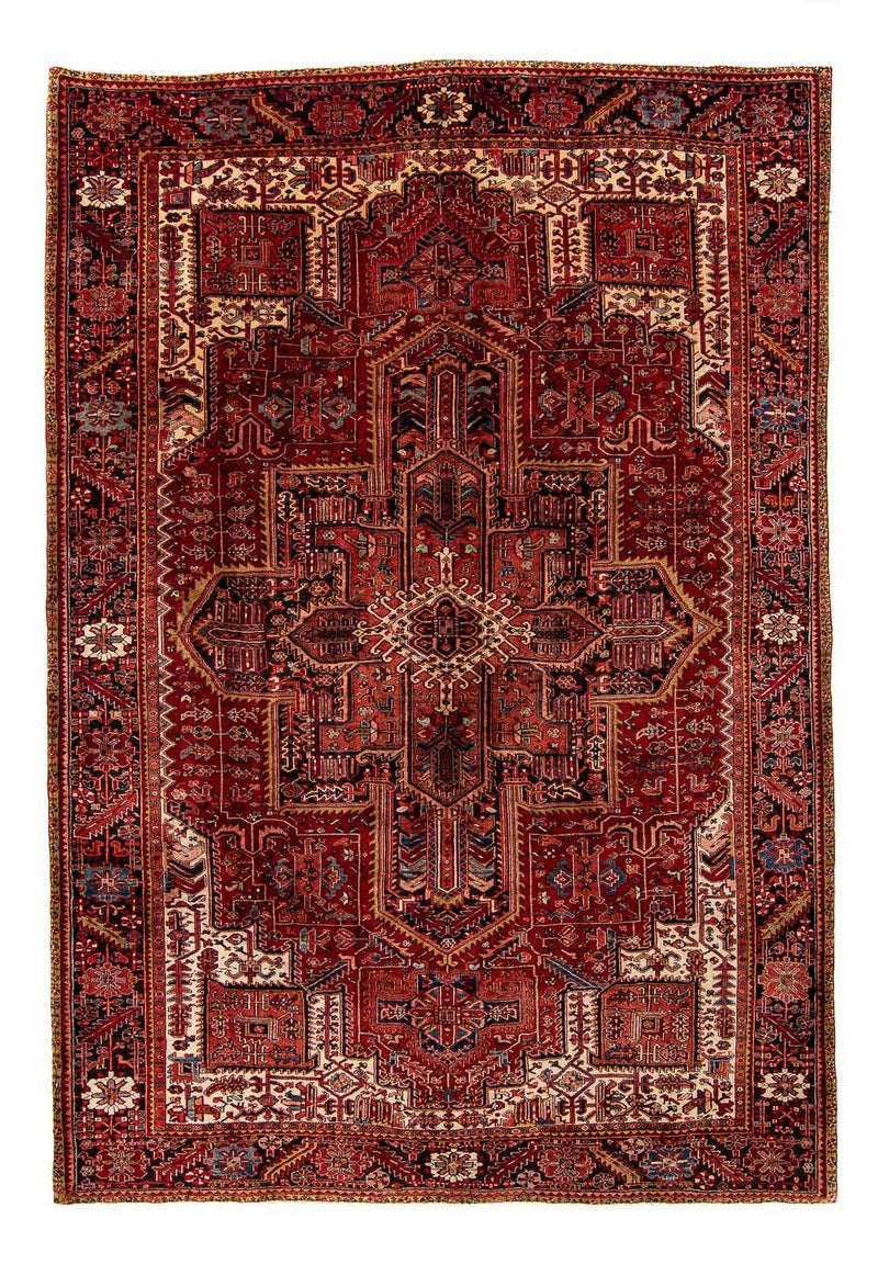 Tapis persan - Nomadic - 397 x 304 cm - rouge foncé