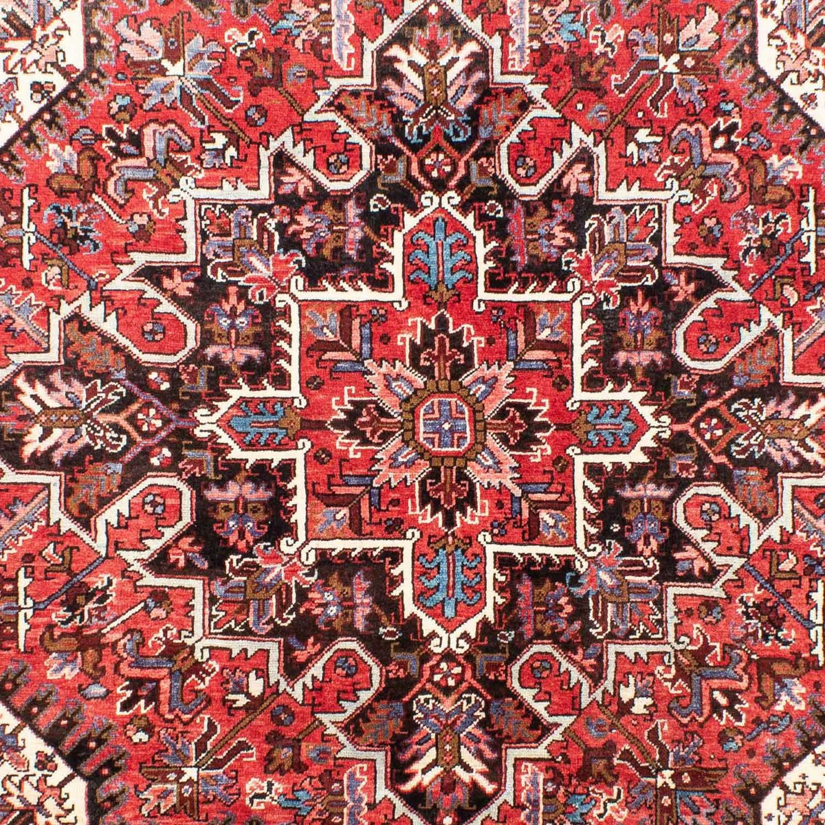 Tapis persan - Nomadic - 262 x 206 cm - rouge