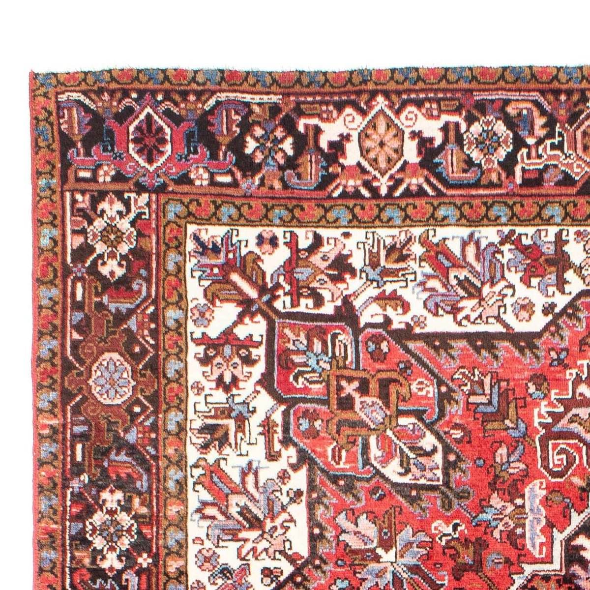 Tapis persan - Nomadic - 262 x 206 cm - rouge