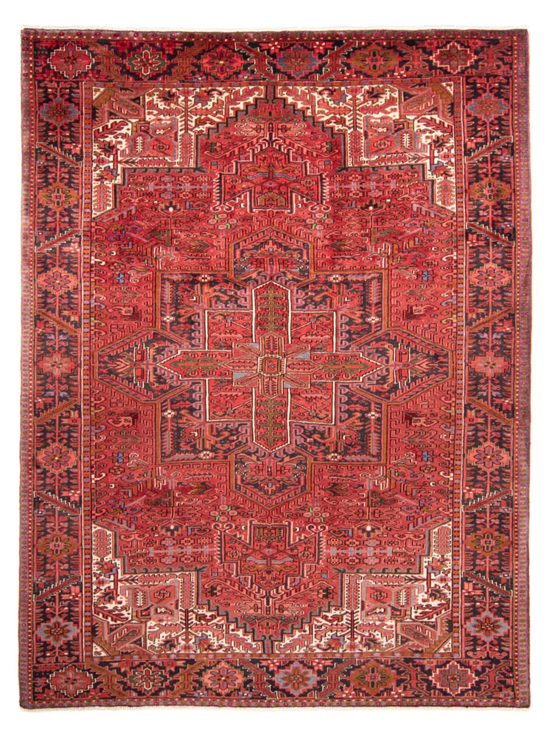 Tapis persan - Nomadic - 345 x 250 cm - rouge foncé