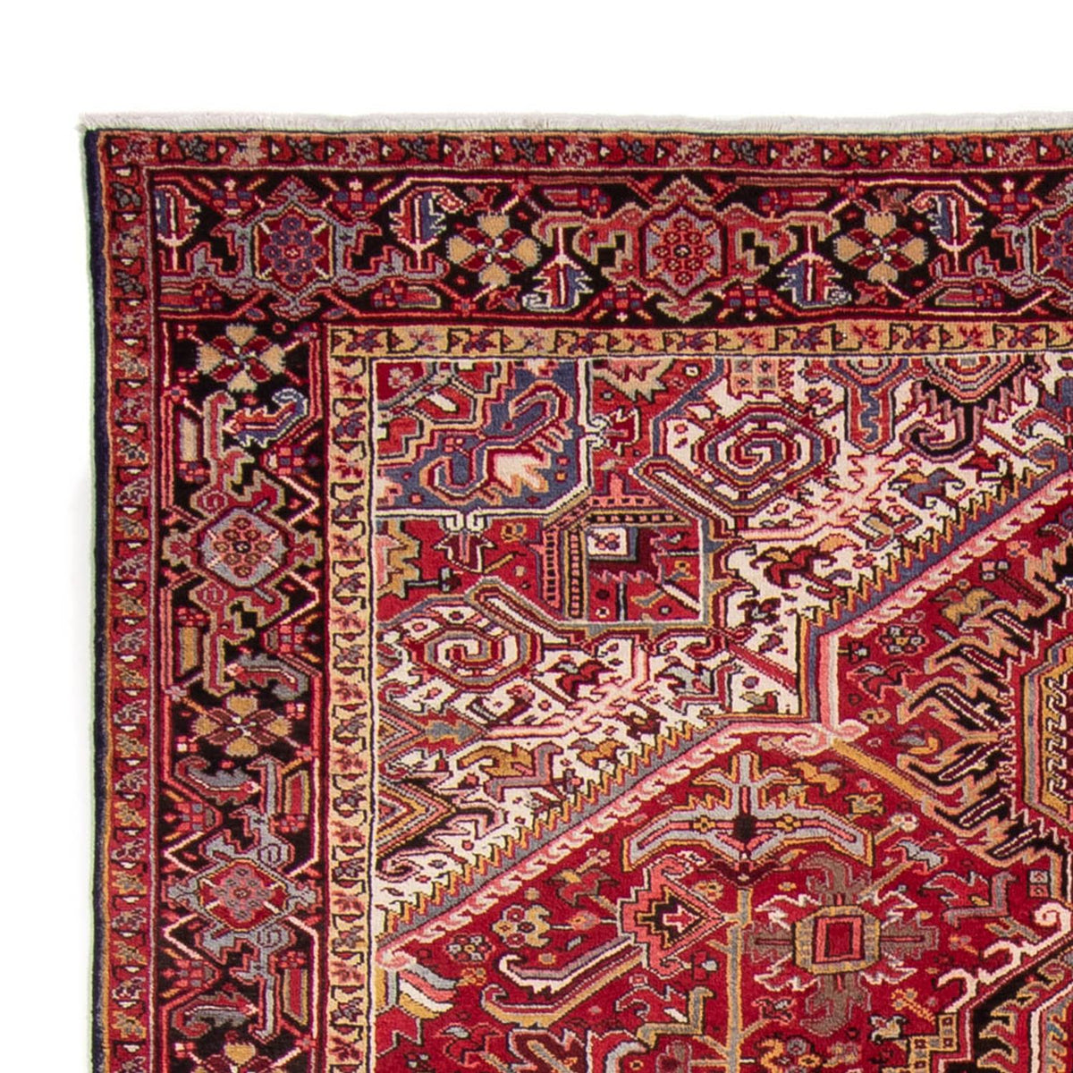 Tapis persan - Nomadic - 345 x 247 cm - rouge foncé