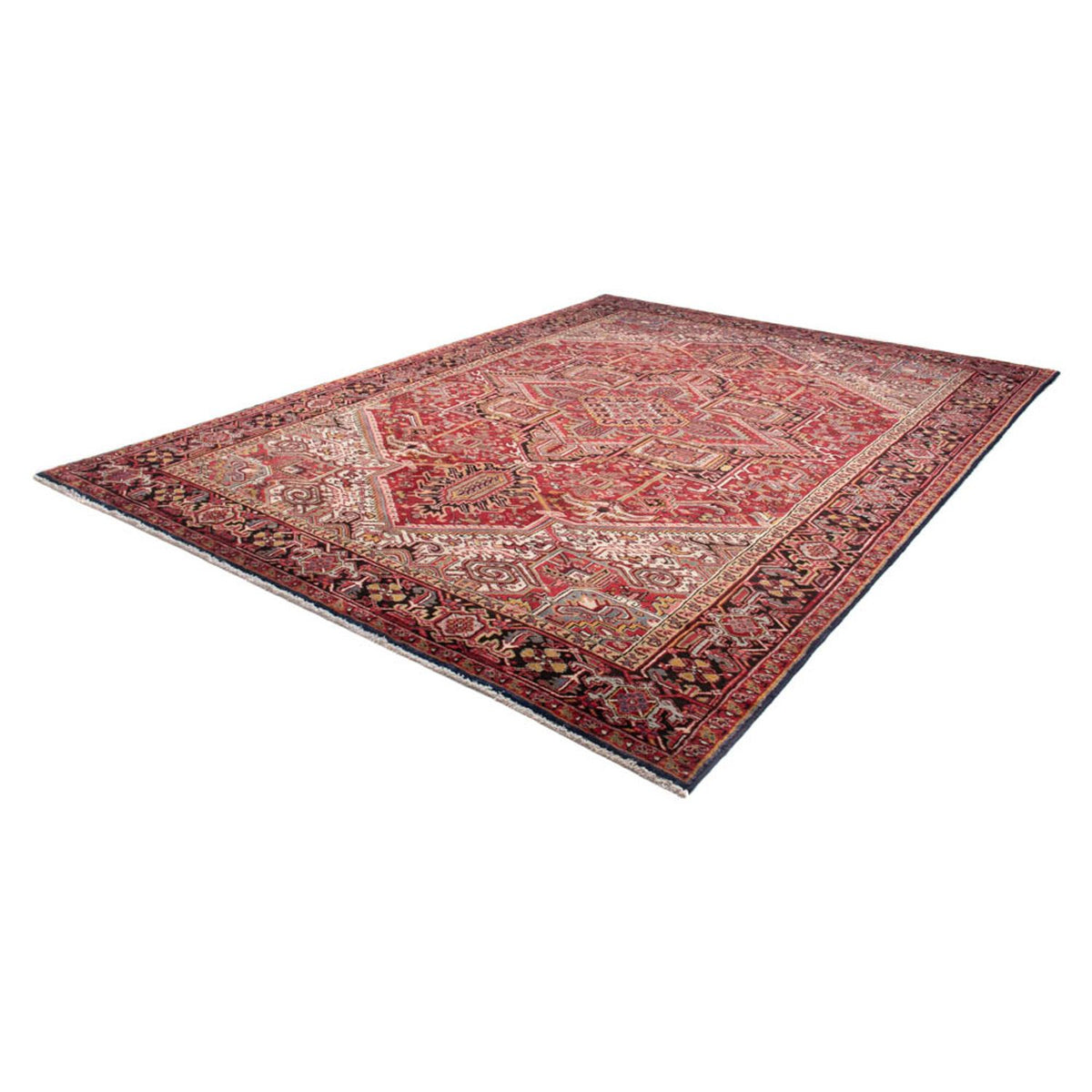 Tapis persan - Nomadic - 345 x 247 cm - rouge foncé