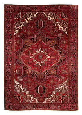 Tapis persan - Nomadic - 390 x 300 cm - rouge foncé