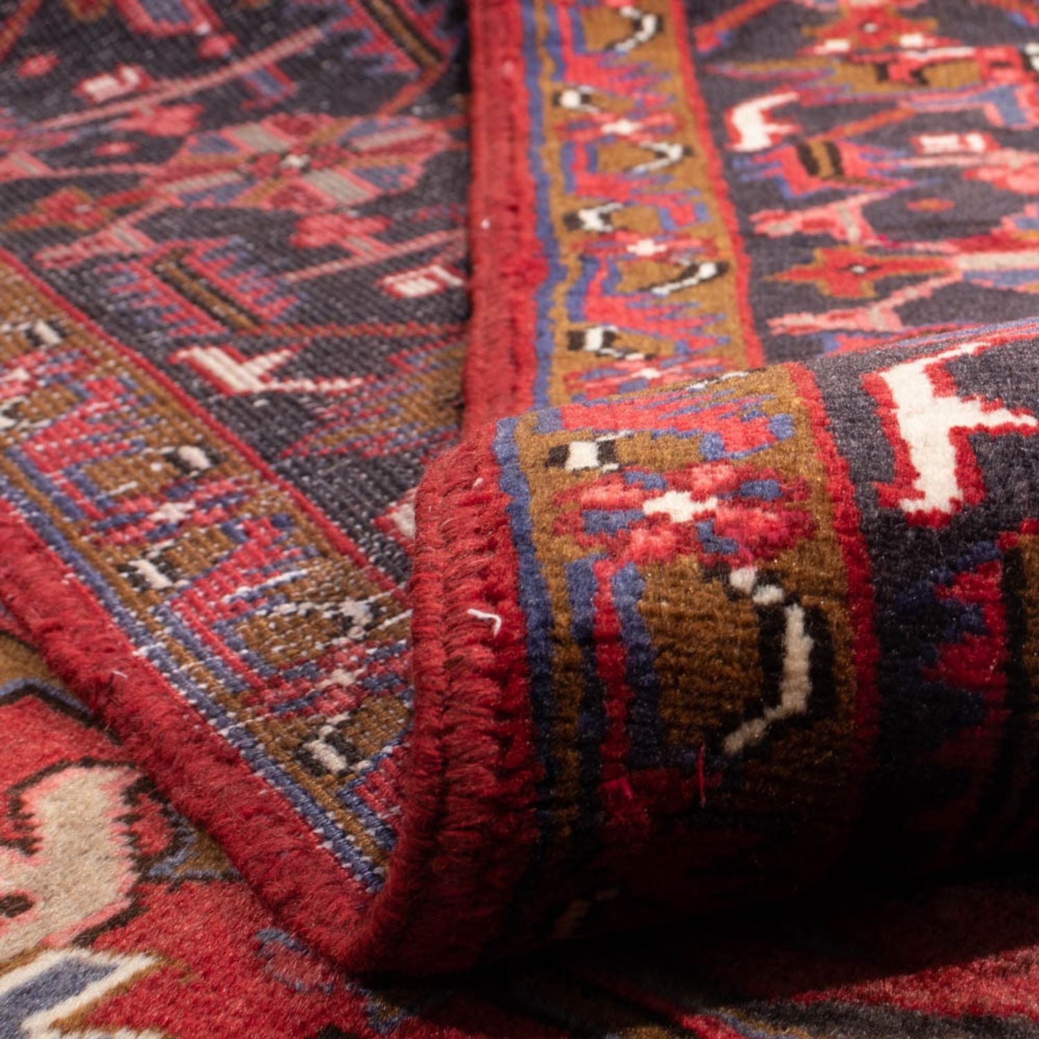 Tapis persan - Nomadic - 326 x 247 cm - rouge foncé