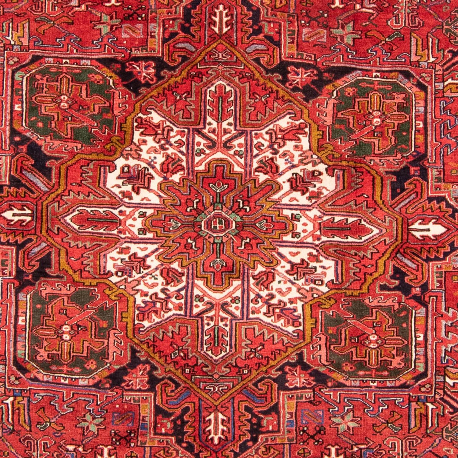 Tapis persan - Nomadic - 343 x 256 cm - rouge foncé