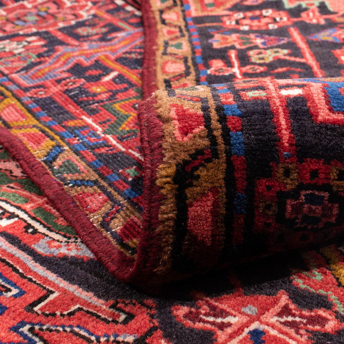 Tapis persan - Nomadic - 343 x 256 cm - rouge foncé