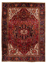 Tapis persan - Nomadic - 362 x 277 cm - rouge foncé