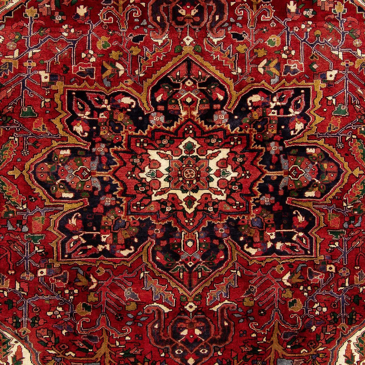 Tapis persan - Nomadic - 362 x 277 cm - rouge foncé