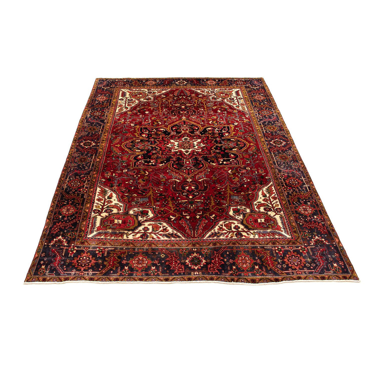 Tapis persan - Nomadic - 362 x 277 cm - rouge foncé