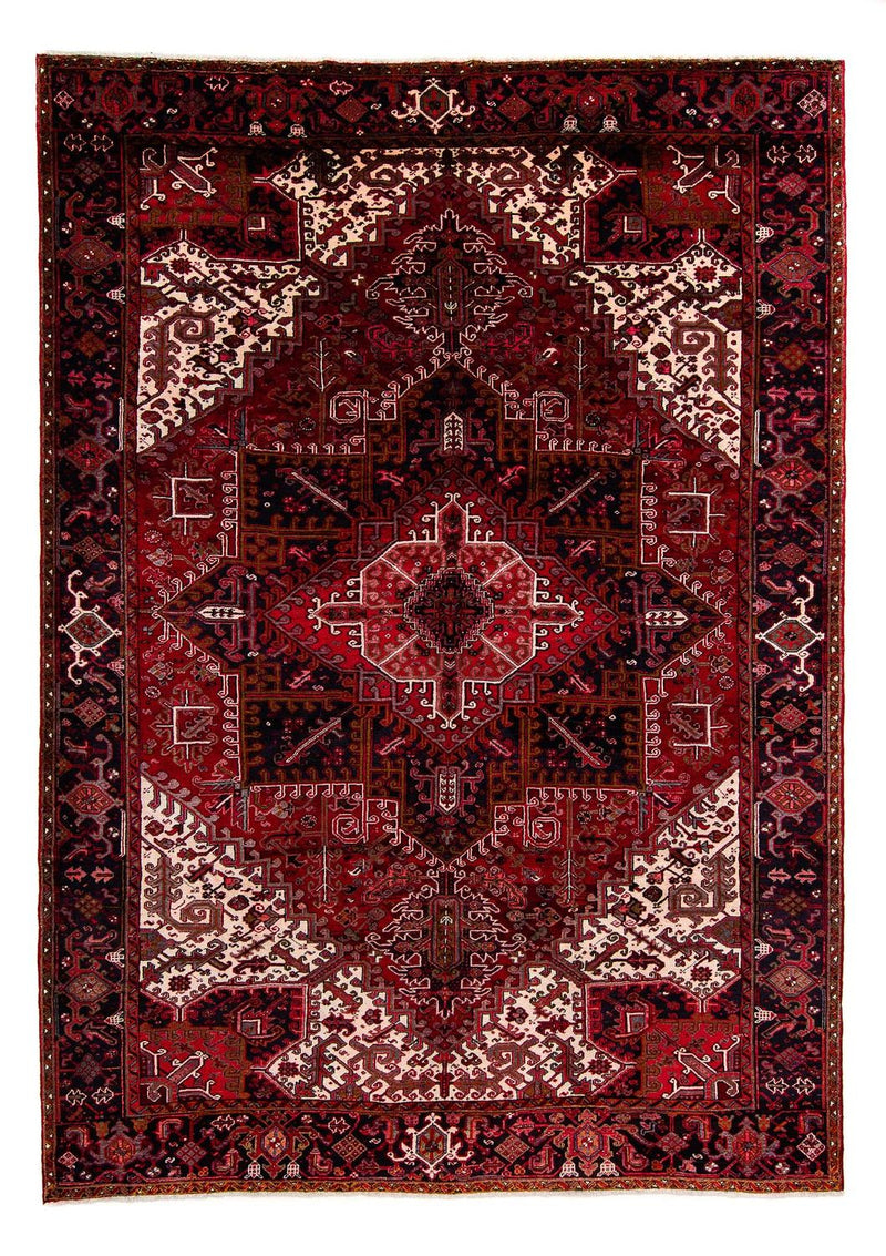 Tapis persan - Nomadic - 428 x 315 cm - rouge foncé