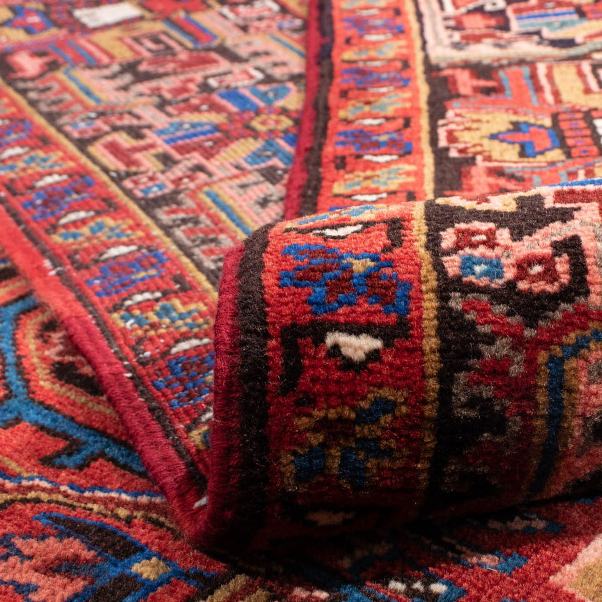 Tapis persan - Nomadic - 330 x 250 cm - rouge foncé