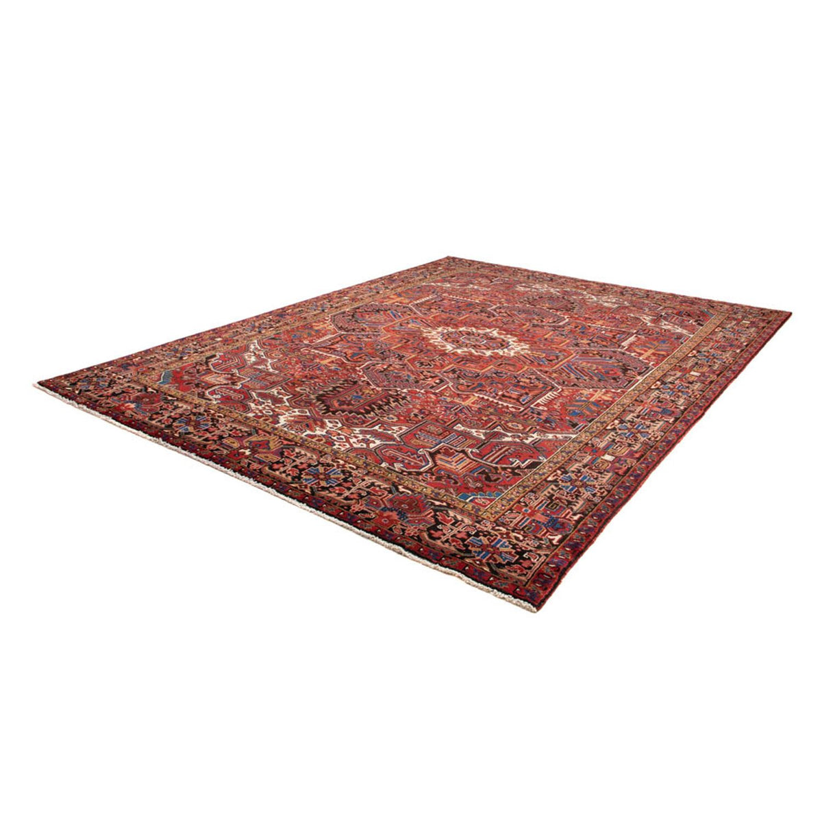 Tapis persan - Nomadic - 330 x 250 cm - rouge foncé