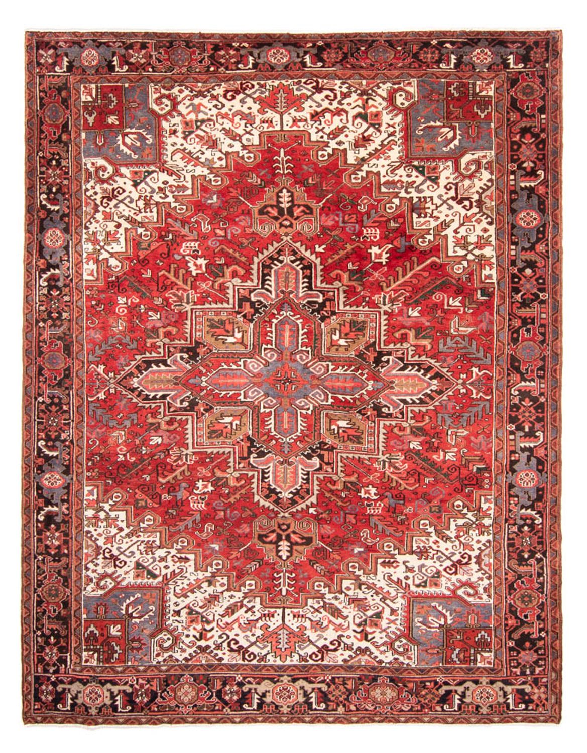 Tapis persan - Nomadic - 340 x 260 cm - rouge