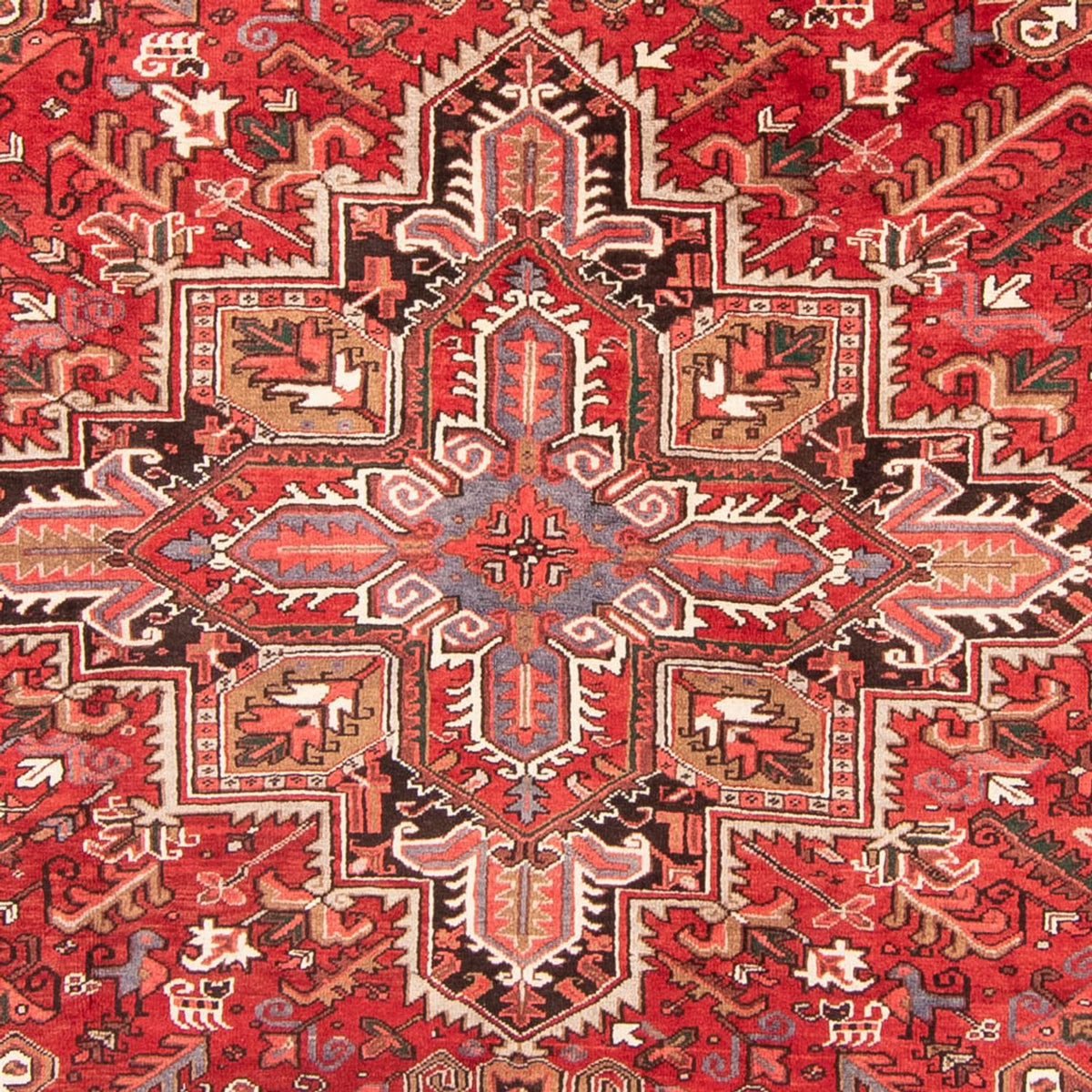 Tapis persan - Nomadic - 340 x 260 cm - rouge