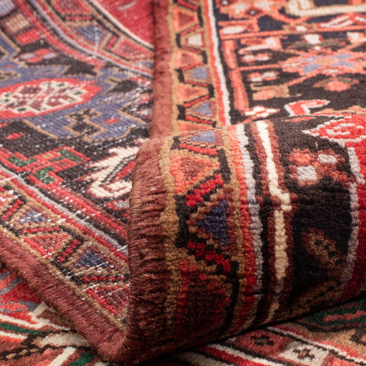 Tapis persan - Nomadic - 340 x 260 cm - rouge