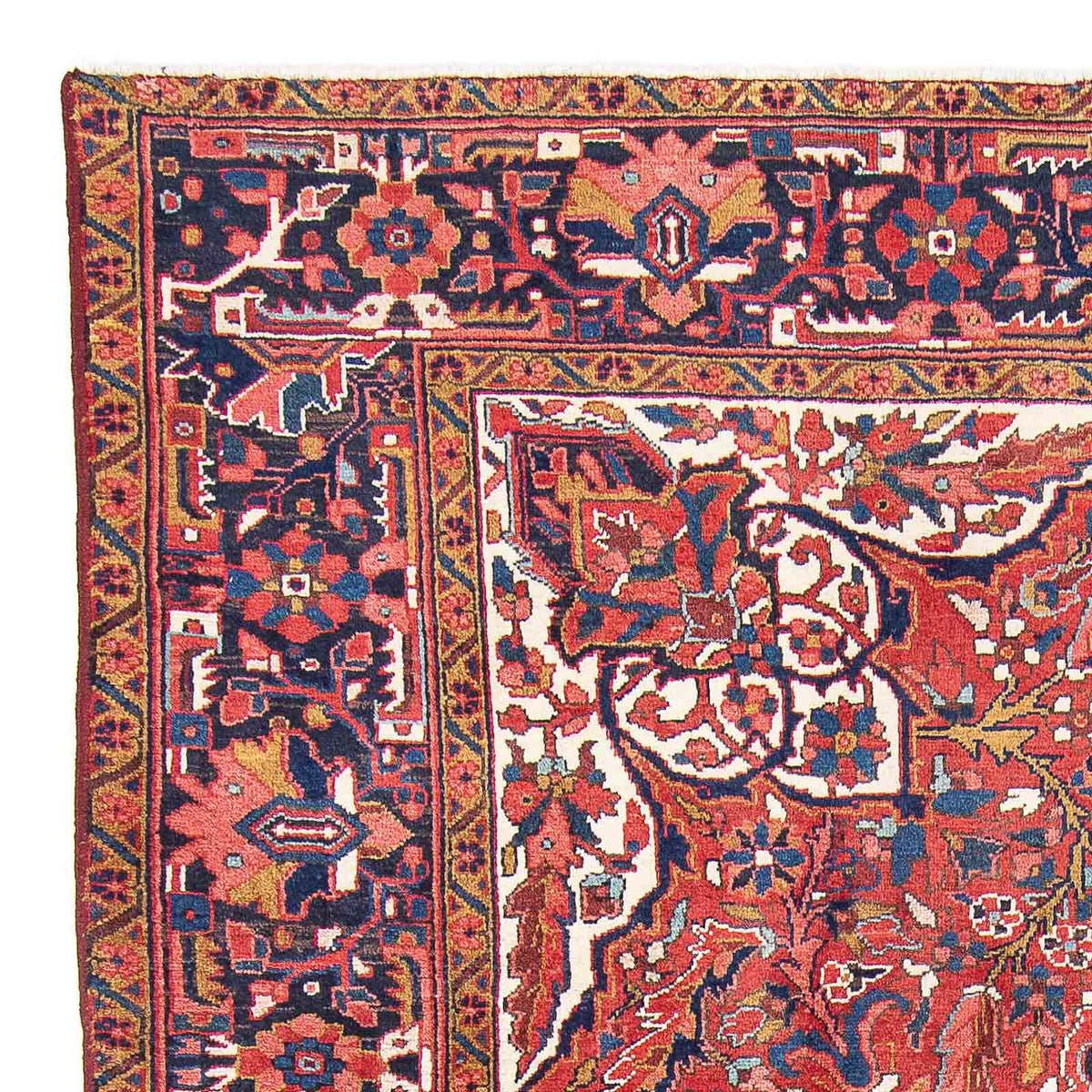 Tapis persan - Nomadic - 355 x 257 cm - rouge clair