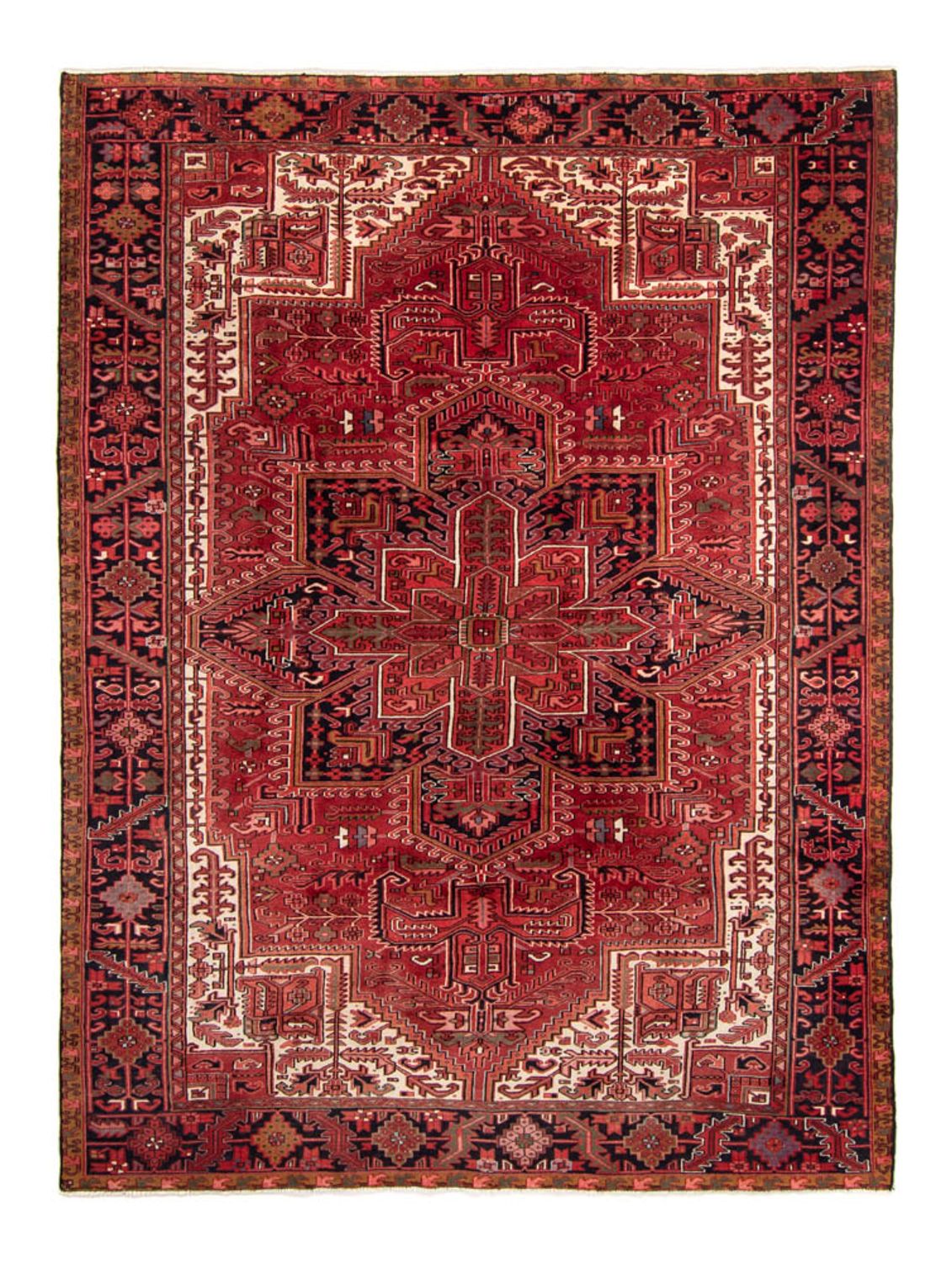 Tapis persan - Nomadic - 338 x 245 cm - rouge foncé