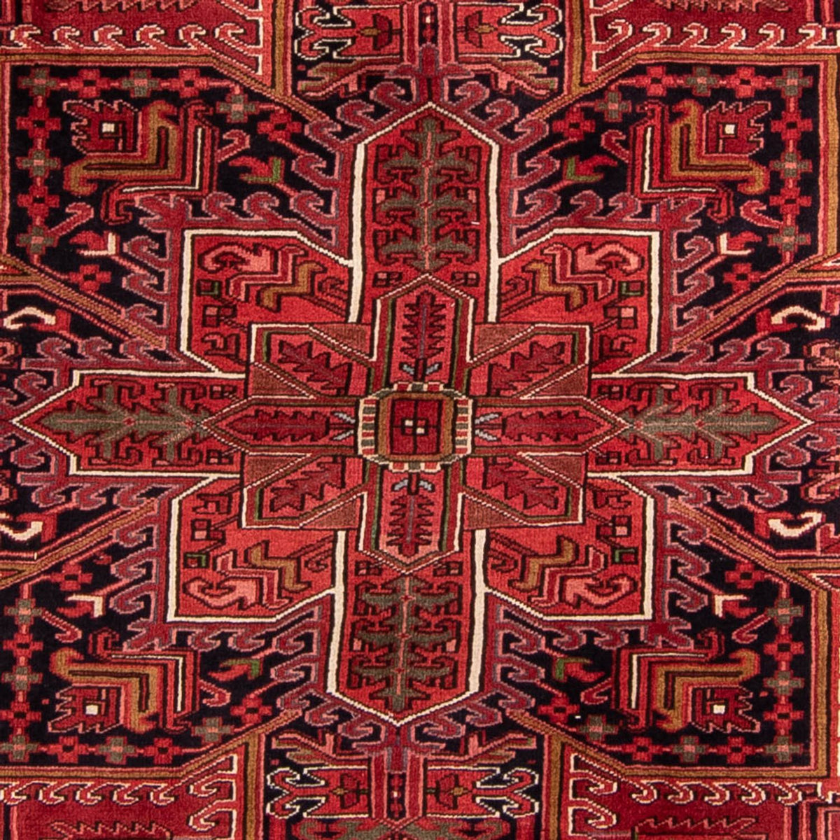 Tapis persan - Nomadic - 338 x 245 cm - rouge foncé