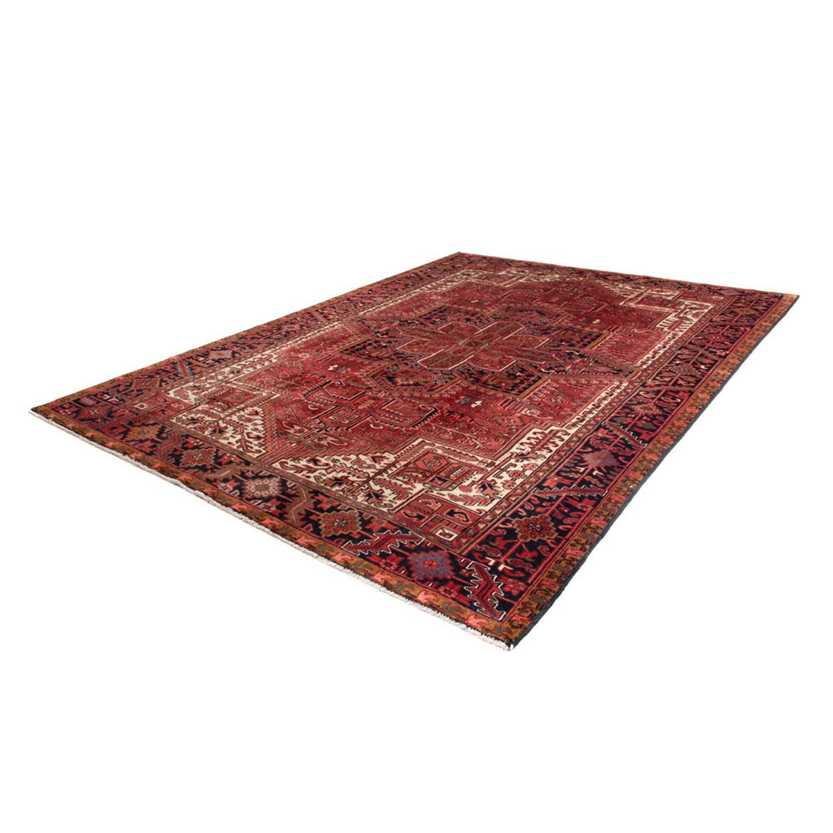 Tapis persan - Nomadic - 338 x 245 cm - rouge foncé
