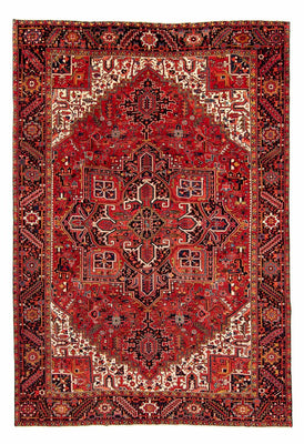 Tapis persan - Nomadic - 382 x 286 cm - rouge foncé