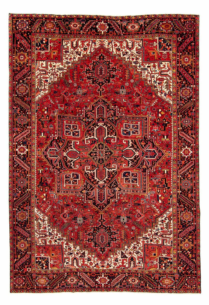 Tapis persan - Nomadic - 382 x 286 cm - rouge foncé